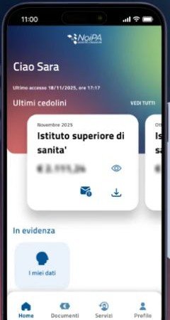 Passaggio 1: Apri Servizi, schermata del video ufficiale NoiPA