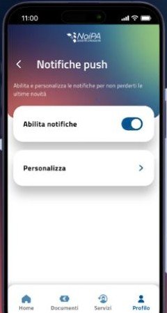 Passaggio 3: Abilita le notifiche, schermata del video ufficiale NoiPA