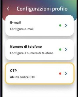 Passaggio 3: Avvia l’abilitazione OTP, schermata del video ufficiale NoiPA
