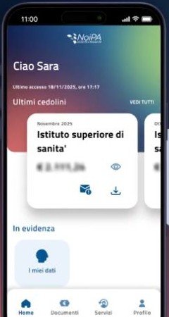 Passaggio 1: Apri Servizi, schermata del video ufficiale NoiPA
