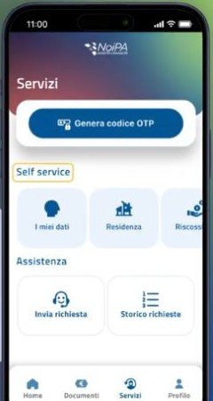 Passaggio 2: Seleziona Residenza, schermata del video ufficiale NoiPA
